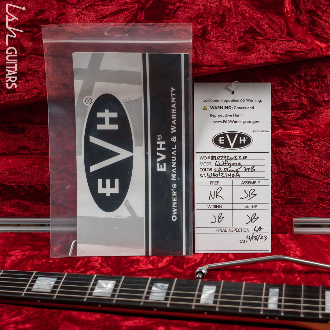 EVH Wolfgang USA 5A Flame Top 3-Tone Burst
