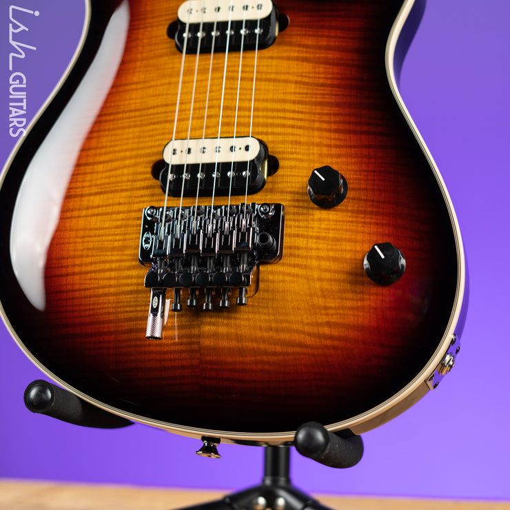 EVH Wolfgang USA 5A Flame Top 3-Tone Burst