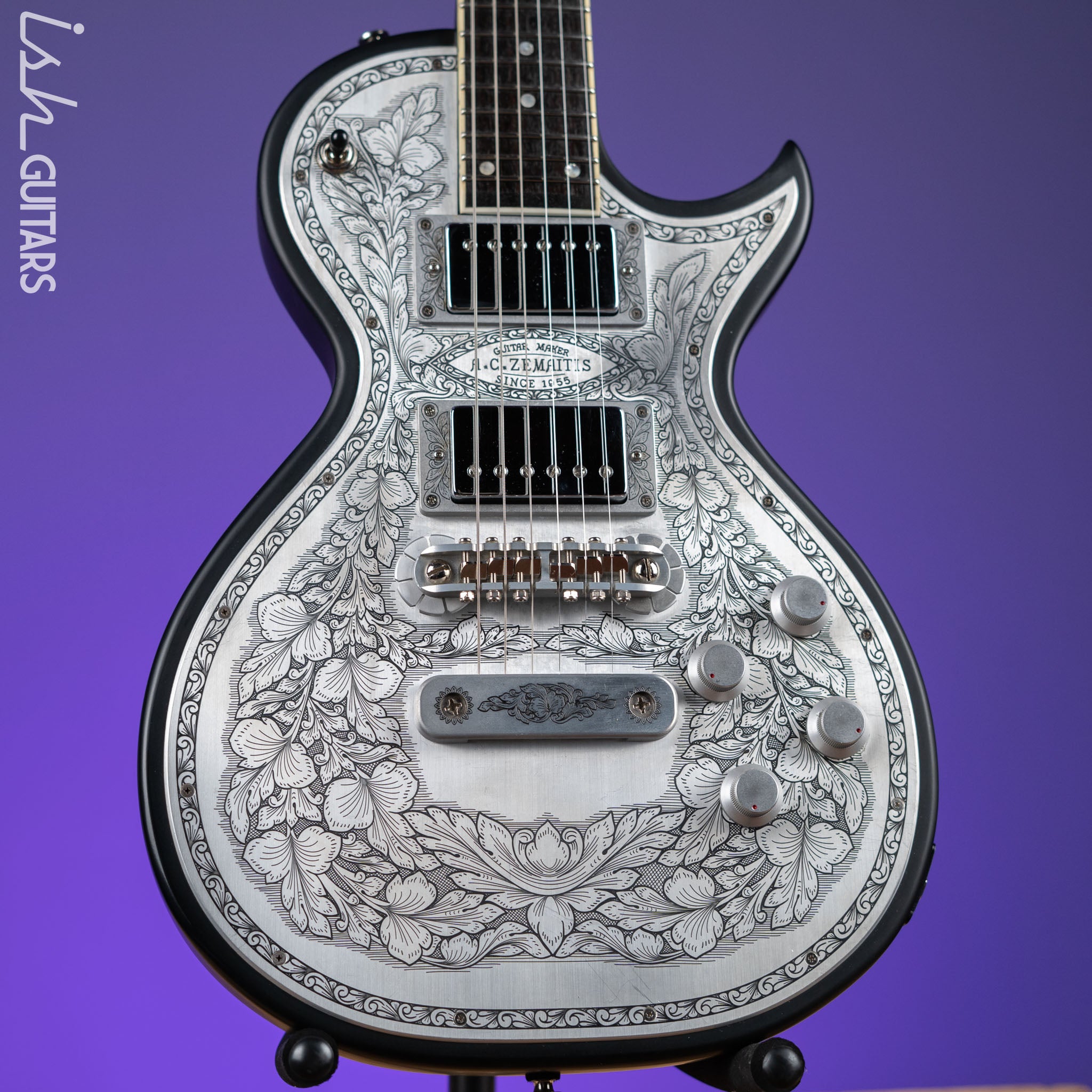 Zemaitis C24MF Casimere Metal Front Electric Guitar – Ish Guitars