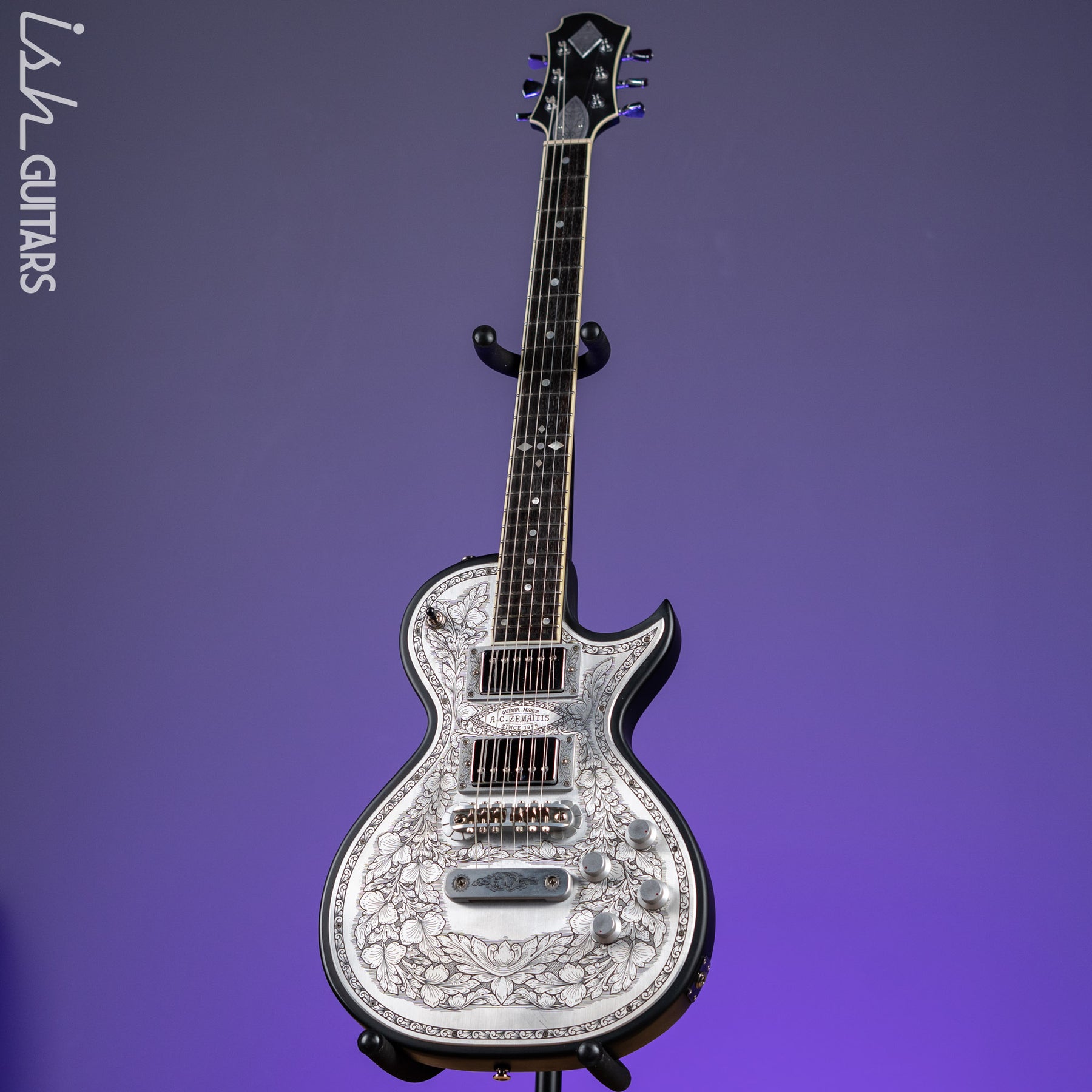Zemaitis C24MF Casimere Metal Front Electric Guitar – Ish Guitars