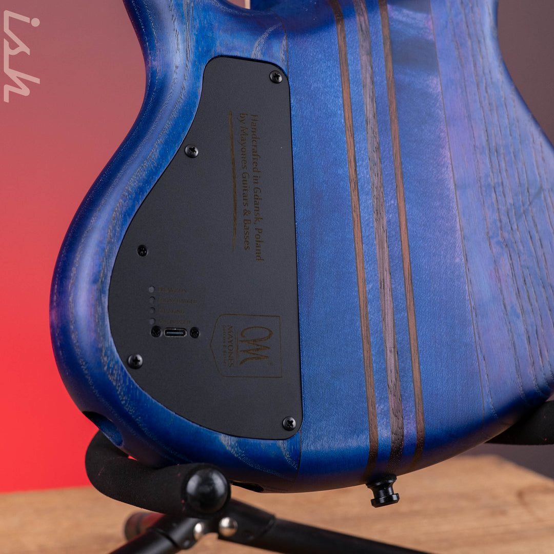 Mayones Cali 5 Fretless Mini Bass Spruce Purple