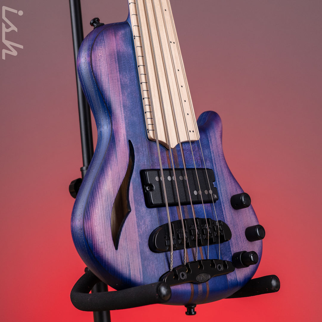 Mayones Cali 5 Fretless Mini Bass Spruce Purple