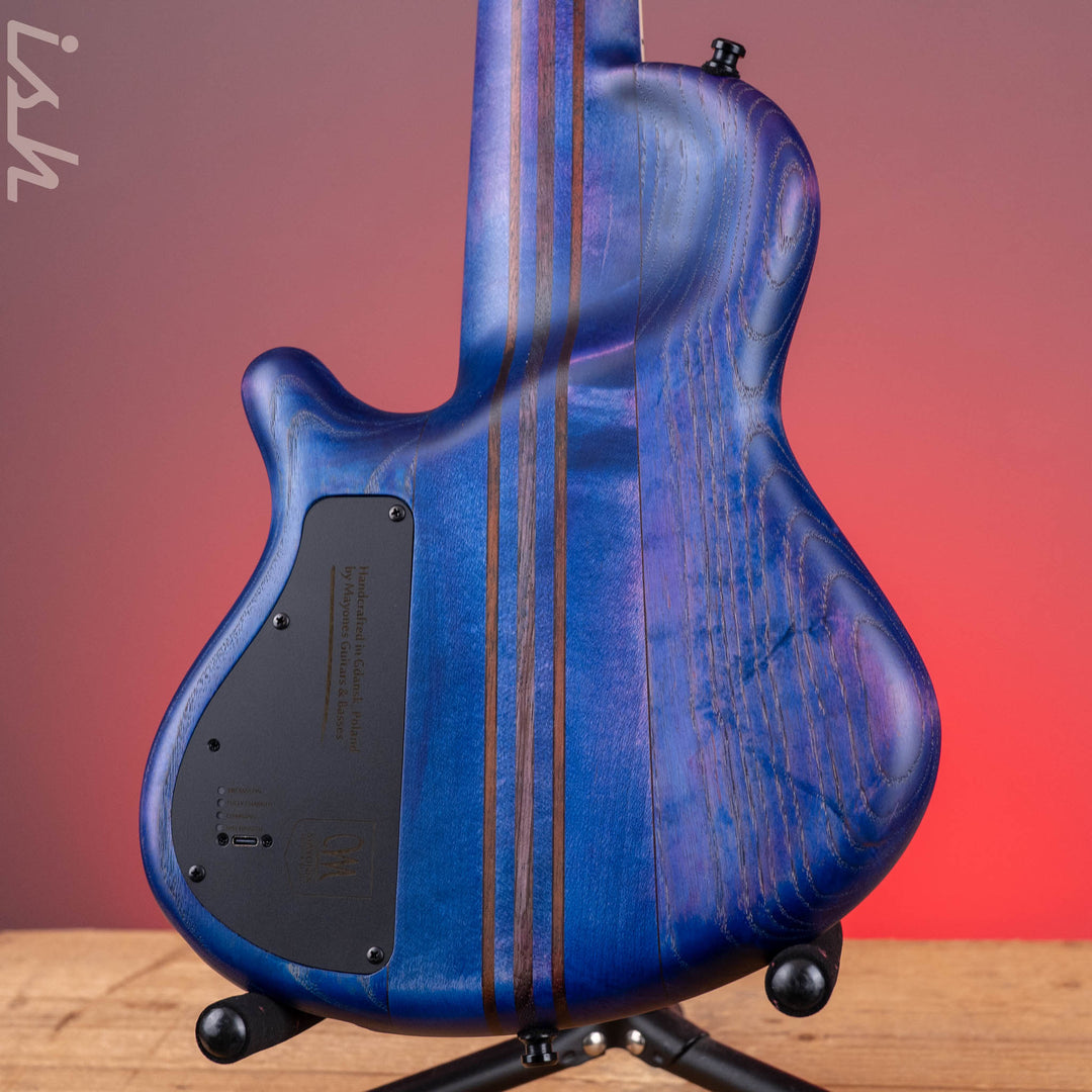 Mayones Cali 5 Fretless Mini Bass Spruce Purple