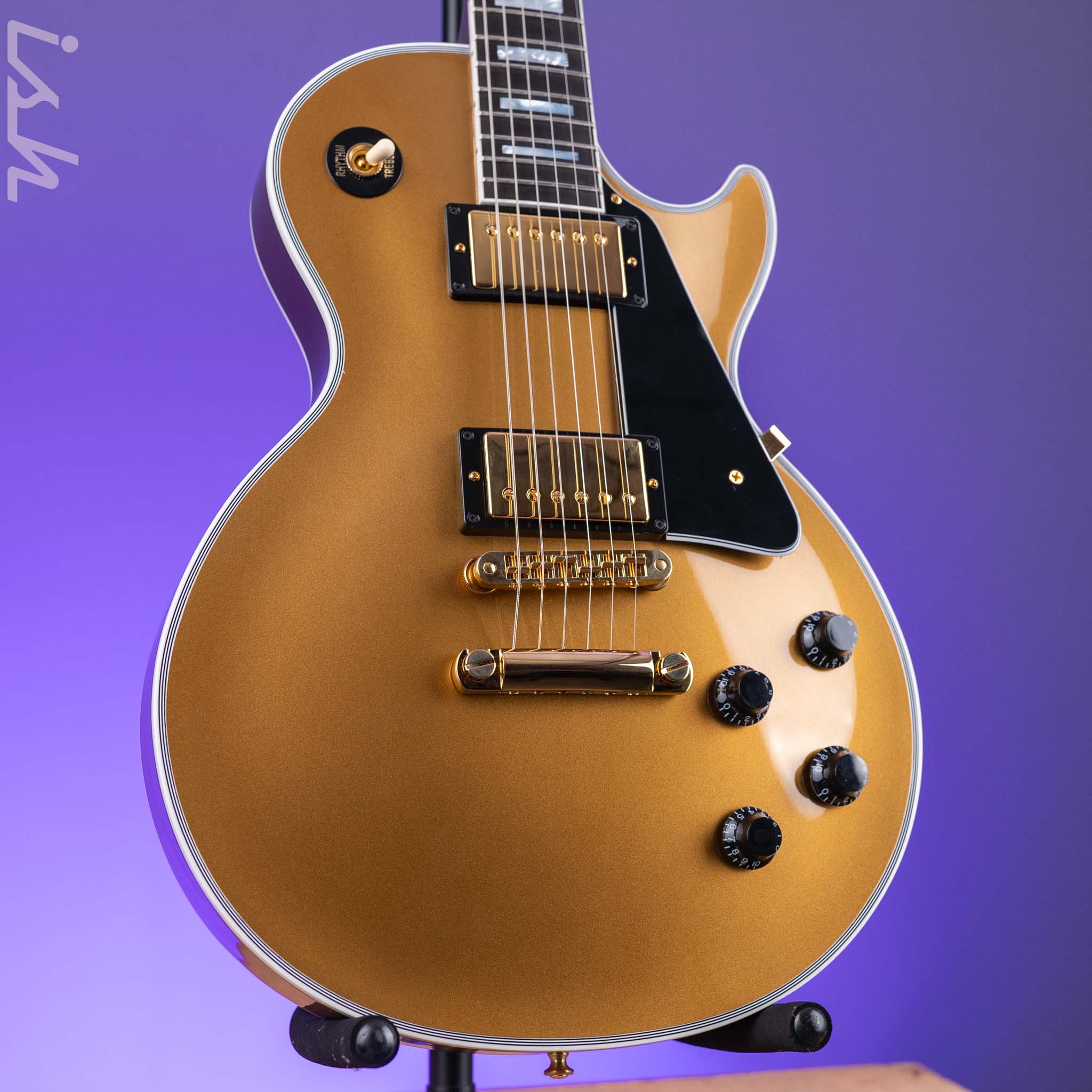 2023 Gibson Les Paul Custom Double Gold - Gold Hardware – Ish Guitars