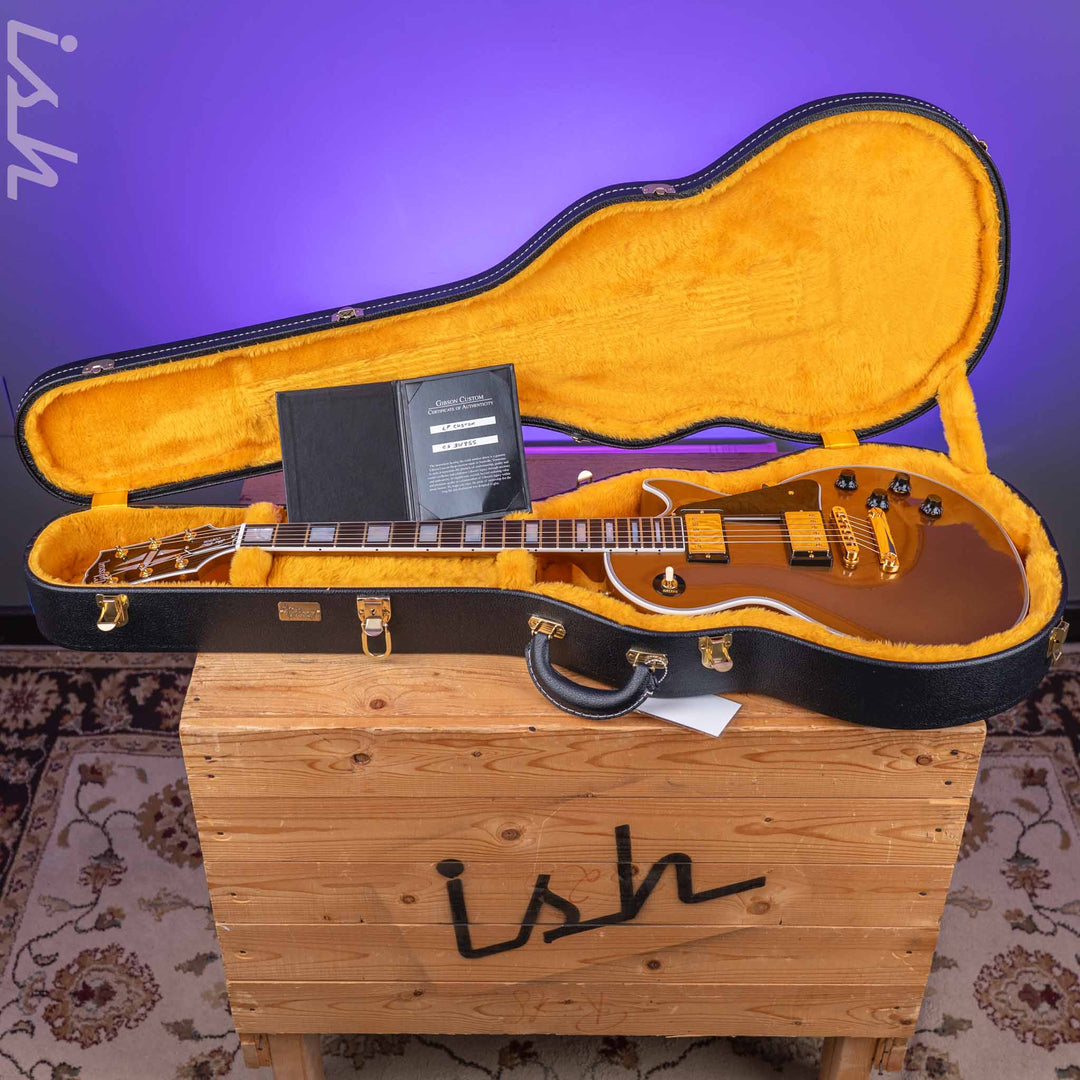 2023 Gibson Les Paul Custom Double Gold - Gold Hardware