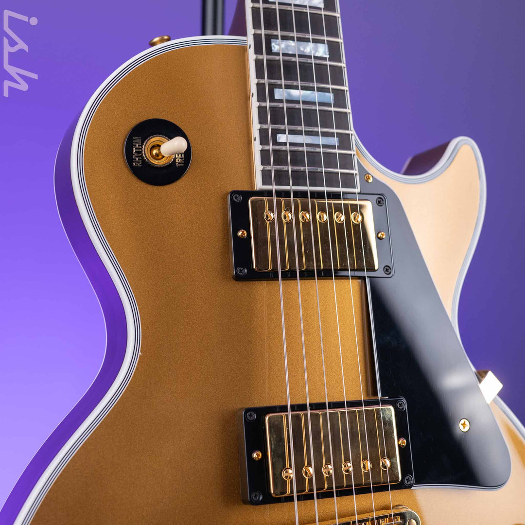 2023 Gibson Les Paul Custom Double Gold - Gold Hardware