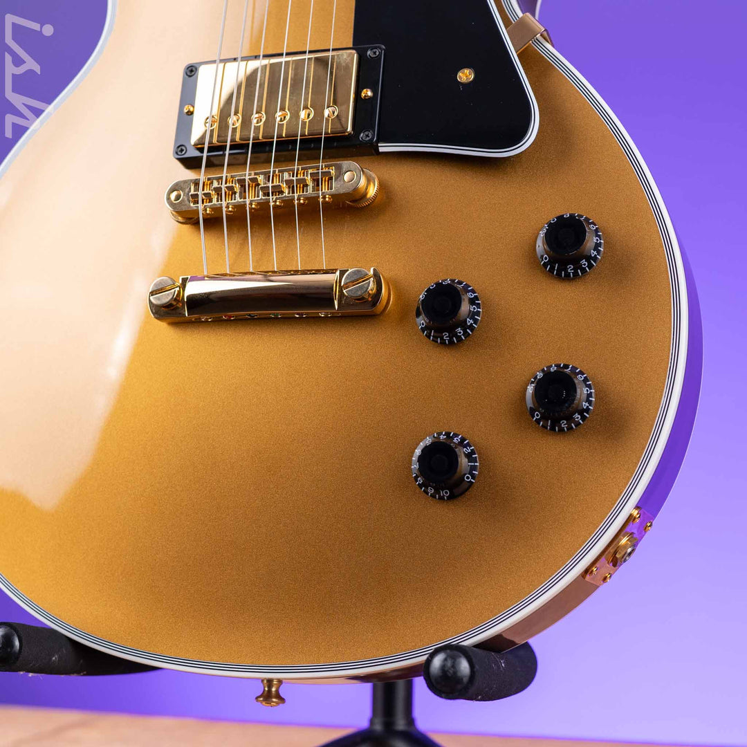 2023 Gibson Les Paul Custom Double Gold - Gold Hardware