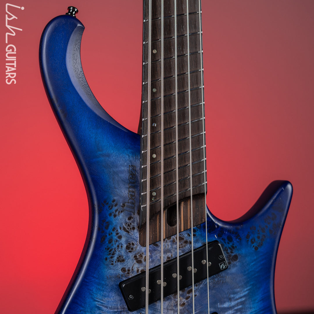 2021 Ibanez EHB1505MS Pacific Blue Burst