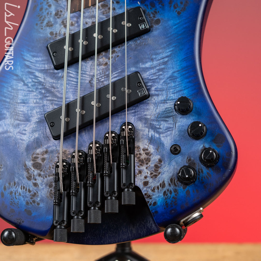 2021 Ibanez EHB1505MS Pacific Blue Burst