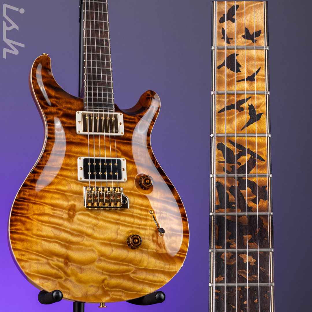 PRS Private Stock Custom 24 One-Piece Top Sandstorm Dragon&
