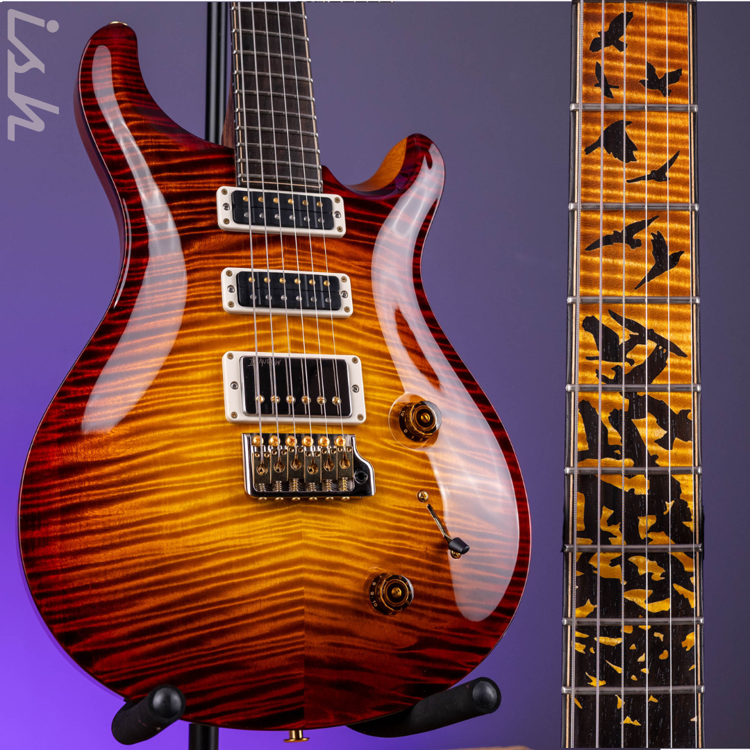 PRS Private Stock Studio Dark Cherry Glow Birds of a Feather