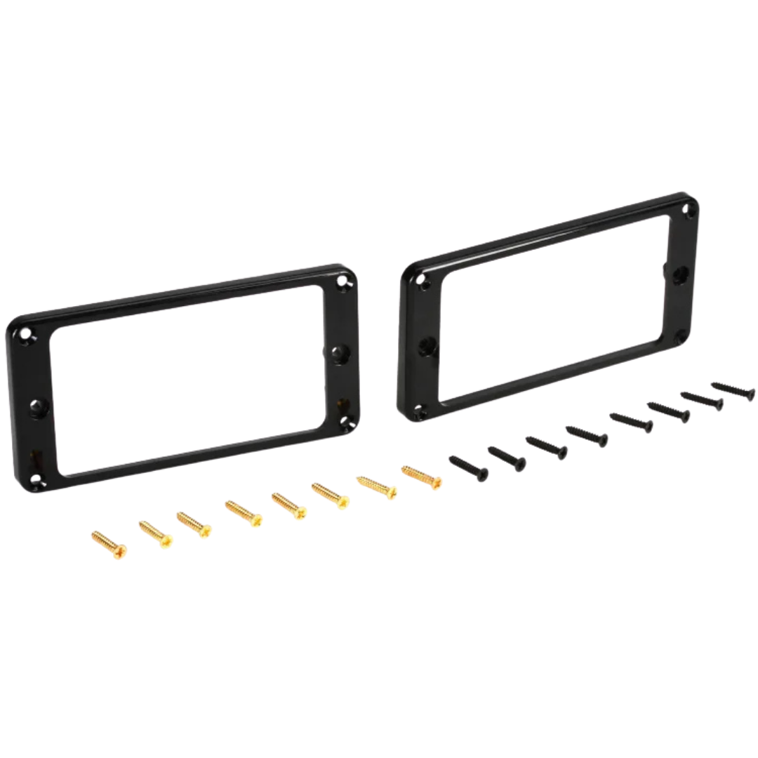 PRS Pickup Rings (Hum/Hum) Black - Set of 2 for Stoptail Bridge
