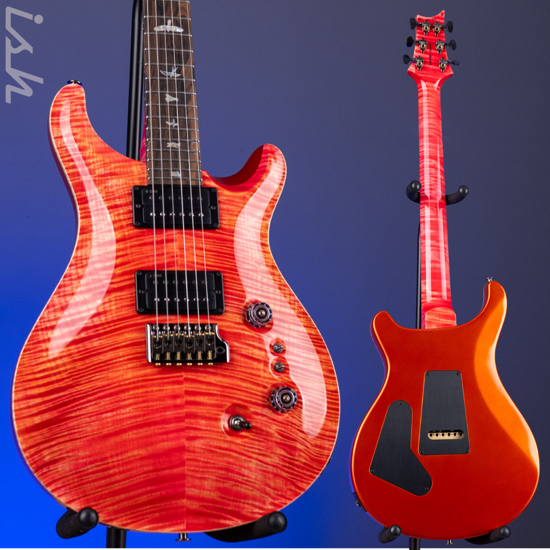 PRS Wood Library Custom 24-08 DMO Pickups Blood Orange Sprayer&