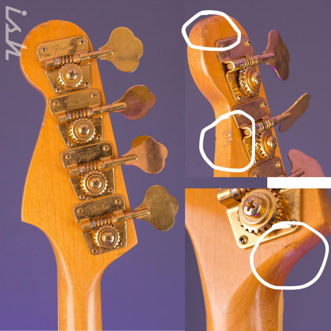 1982 Fender Jazz Bass with MIM Refinished Body