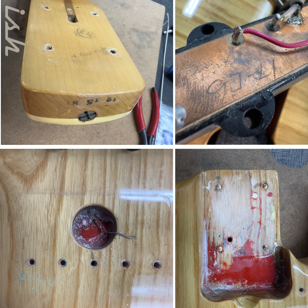 1982 Fender Jazz Bass with MIM Refinished Body
