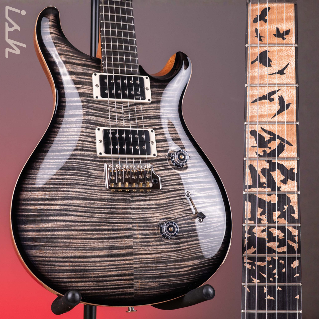 PRS Custom 24 “Birds of a Feather” Limited Edition Charcoal Microburst