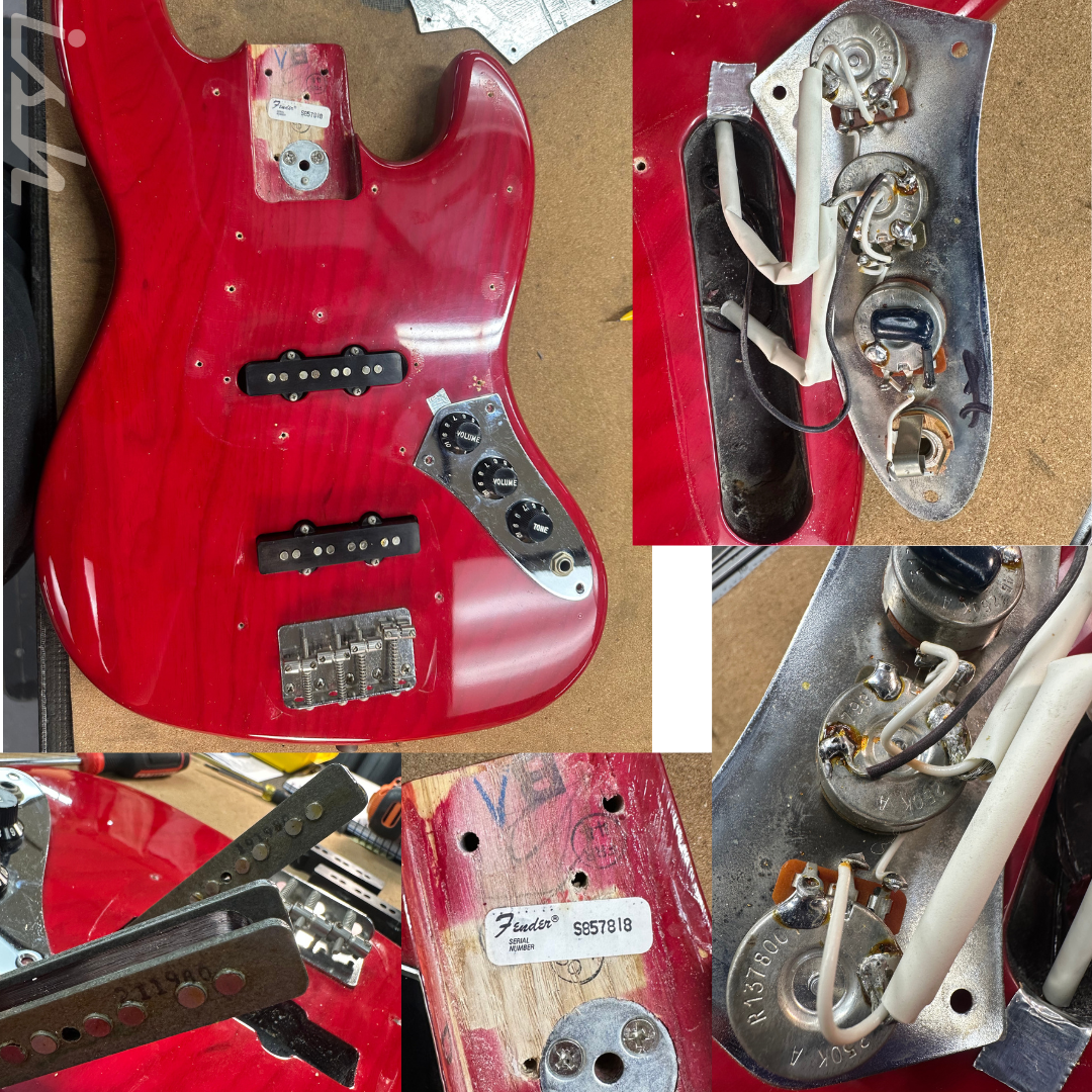 1978/1980 Fender Jazz Bass Red