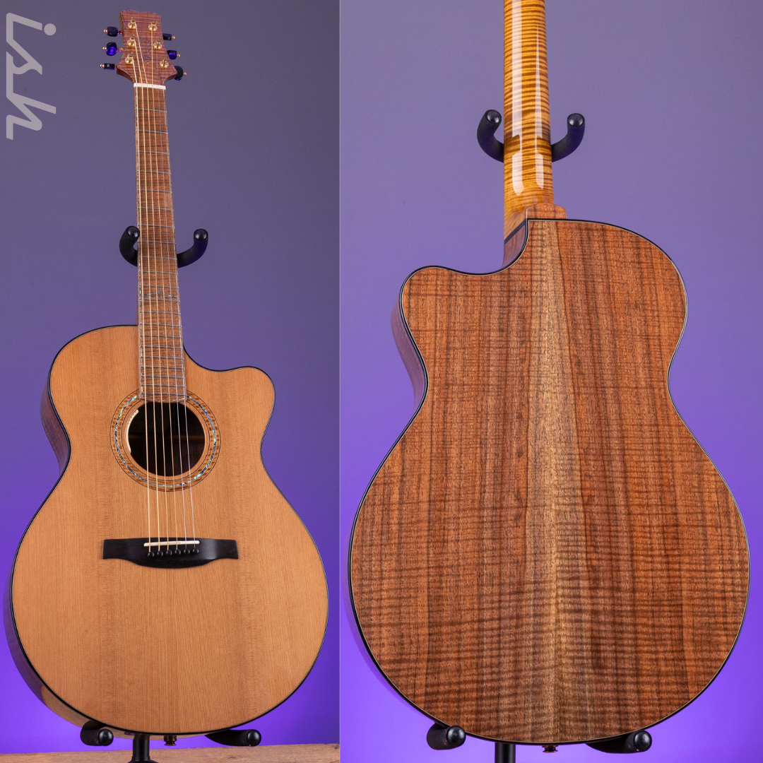 PRS Private Stock Acoustic Angelus Cutaway Cedar Top Walnut Back/Side