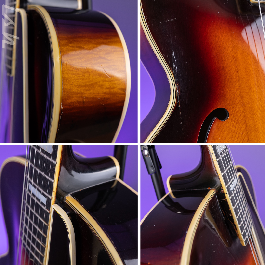 1940 D’Angelico Style B ArchTop Tobacco Burst