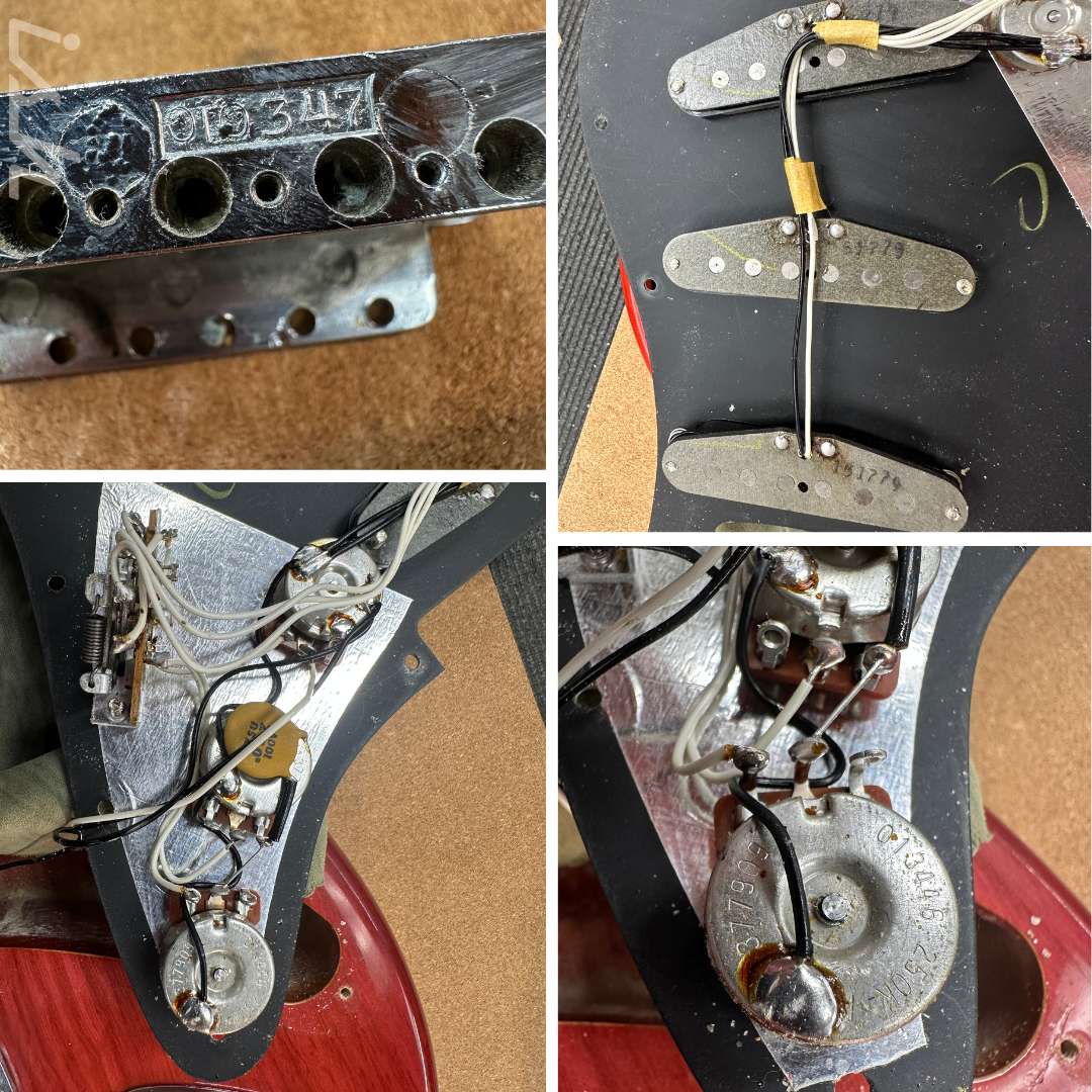 1979 Fender Stratocaster Transparent Red