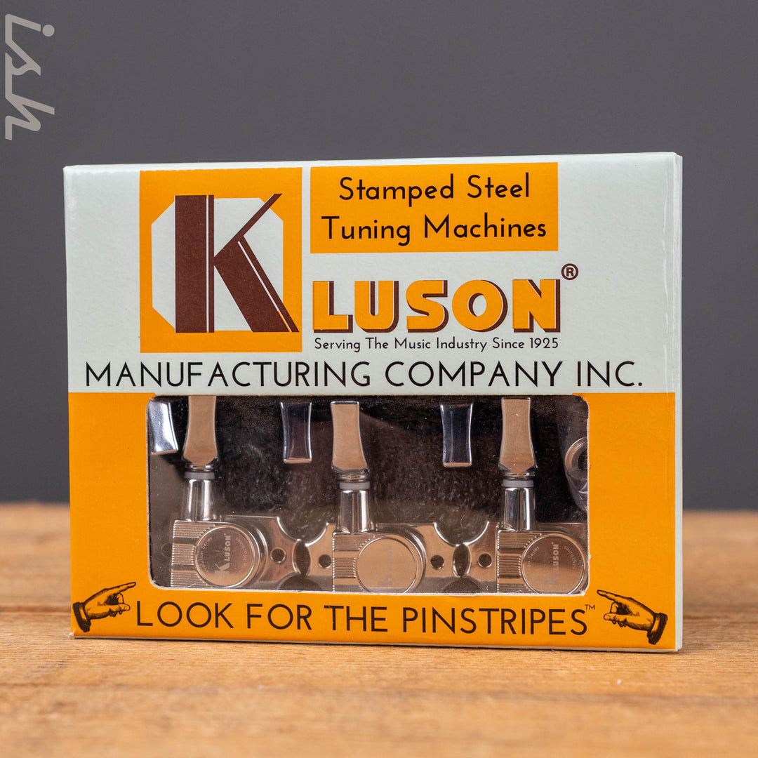 Kluson 3+3 Revolution Series G Mount Non Locking Tuners Chrome