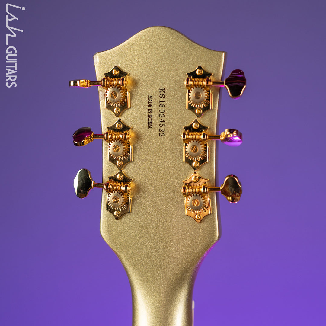 2018 Gretsch G420TG Electromatic 135th Anniversary LTD - Two Tone Dark Cherry Metallic on Casino Gold