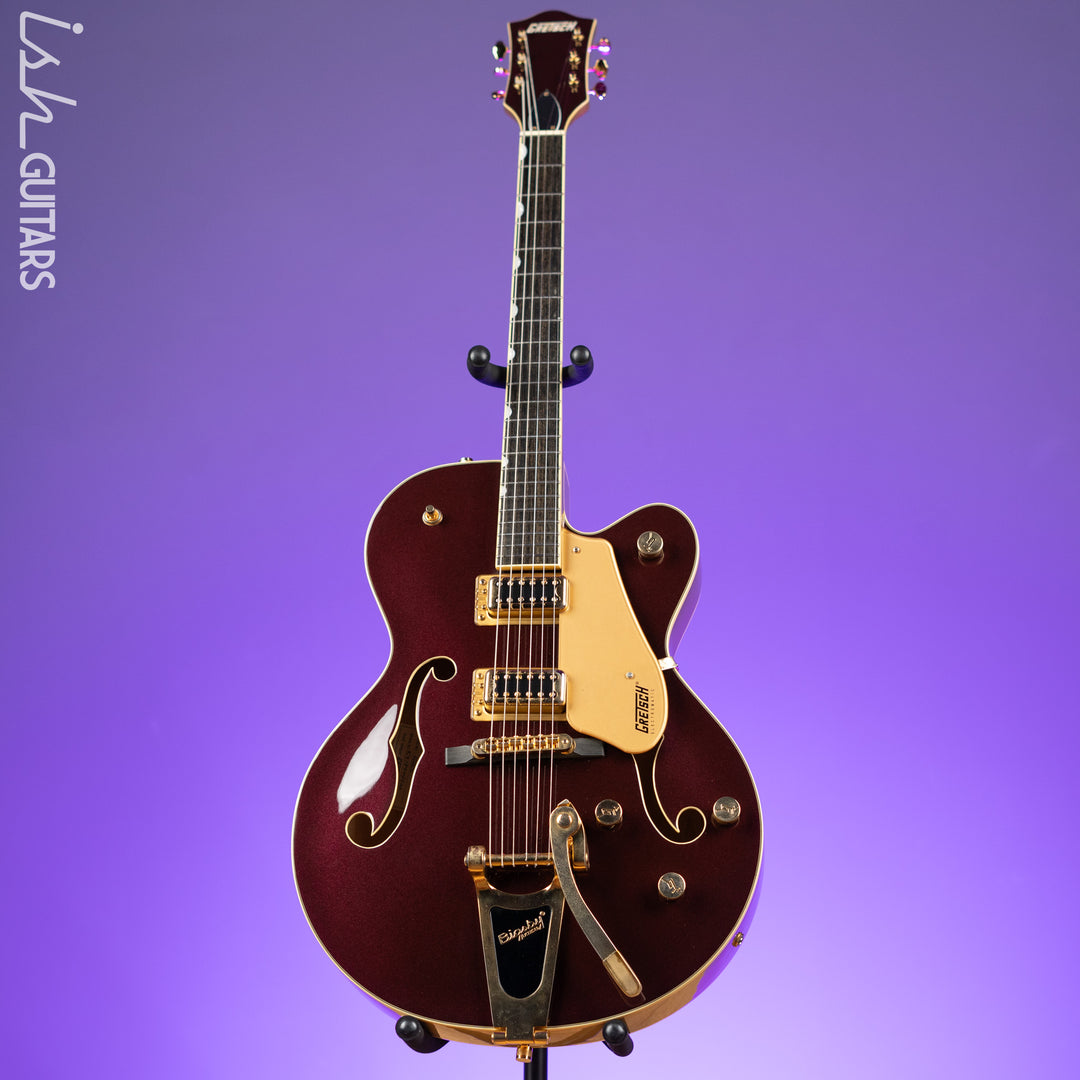 2018 Gretsch G420TG Electromatic 135th Anniversary LTD - Two Tone Dark Cherry Metallic on Casino Gold