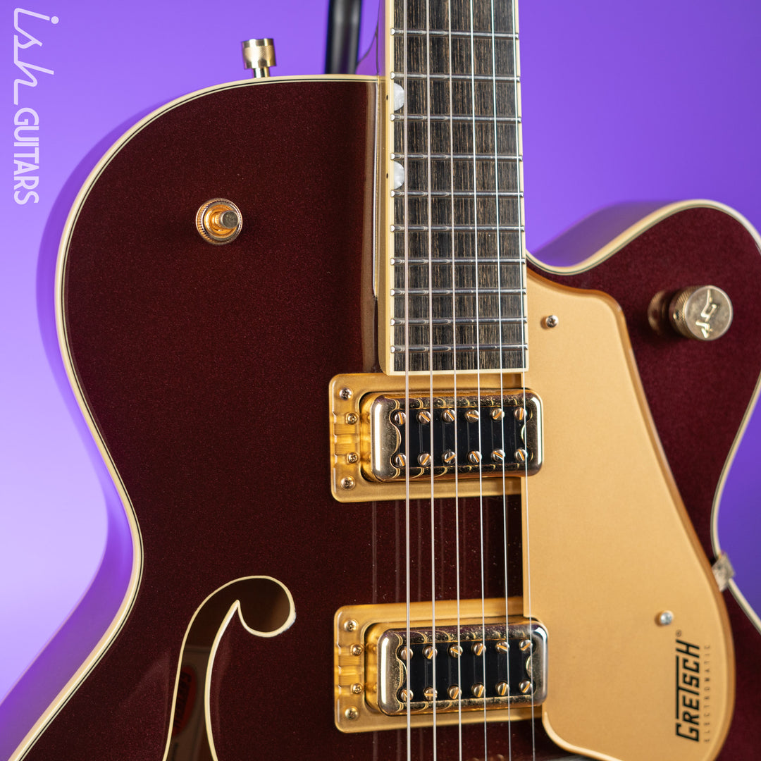 2018 Gretsch G420TG Electromatic 135th Anniversary LTD - Two Tone Dark Cherry Metallic on Casino Gold