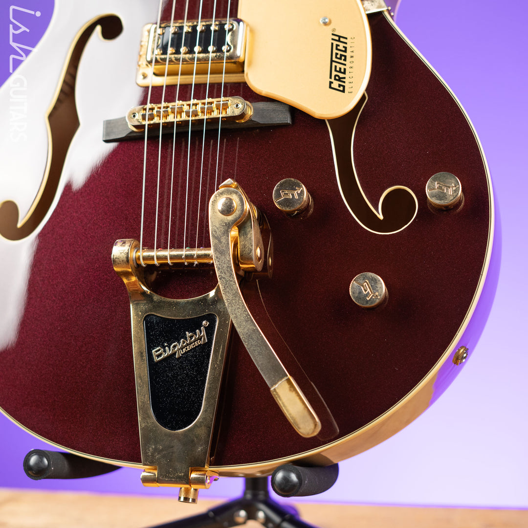 2018 Gretsch G420TG Electromatic 135th Anniversary LTD - Two Tone Dark Cherry Metallic on Casino Gold