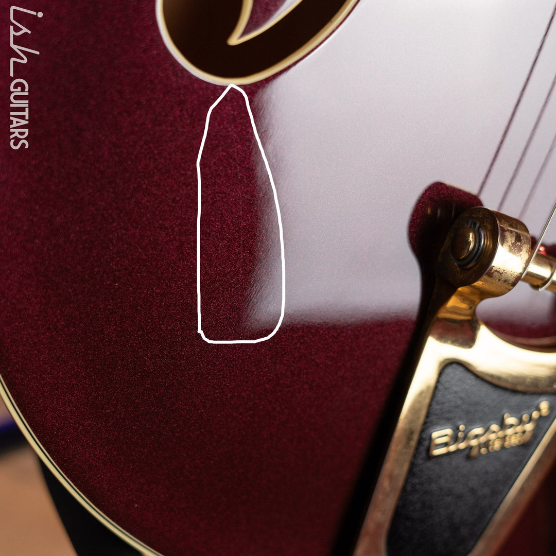 2018 Gretsch G420TG Electromatic 135th Anniversary LTD - Two Tone Dark Cherry Metallic on Casino Gold