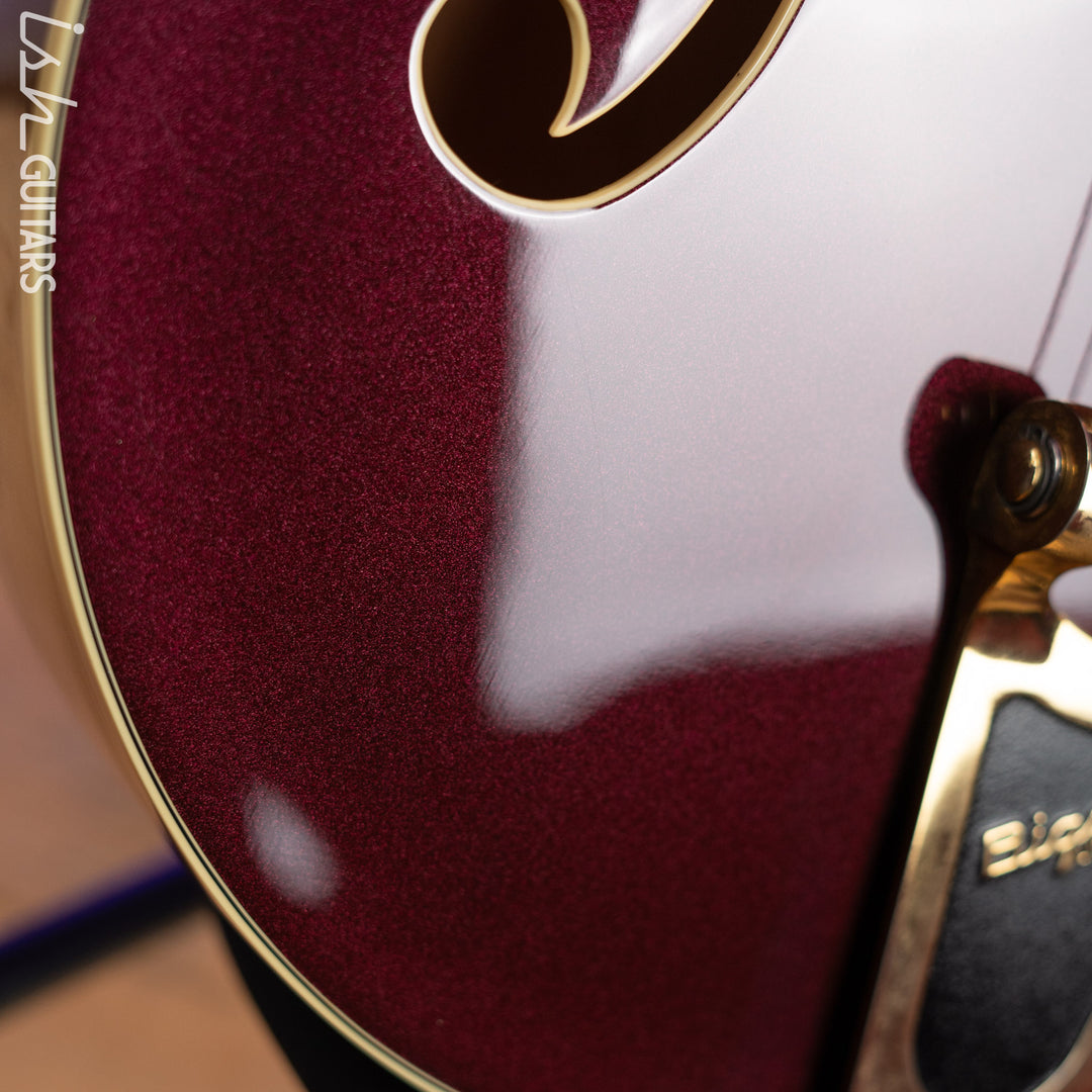 2018 Gretsch G420TG Electromatic 135th Anniversary LTD - Two Tone Dark Cherry Metallic on Casino Gold