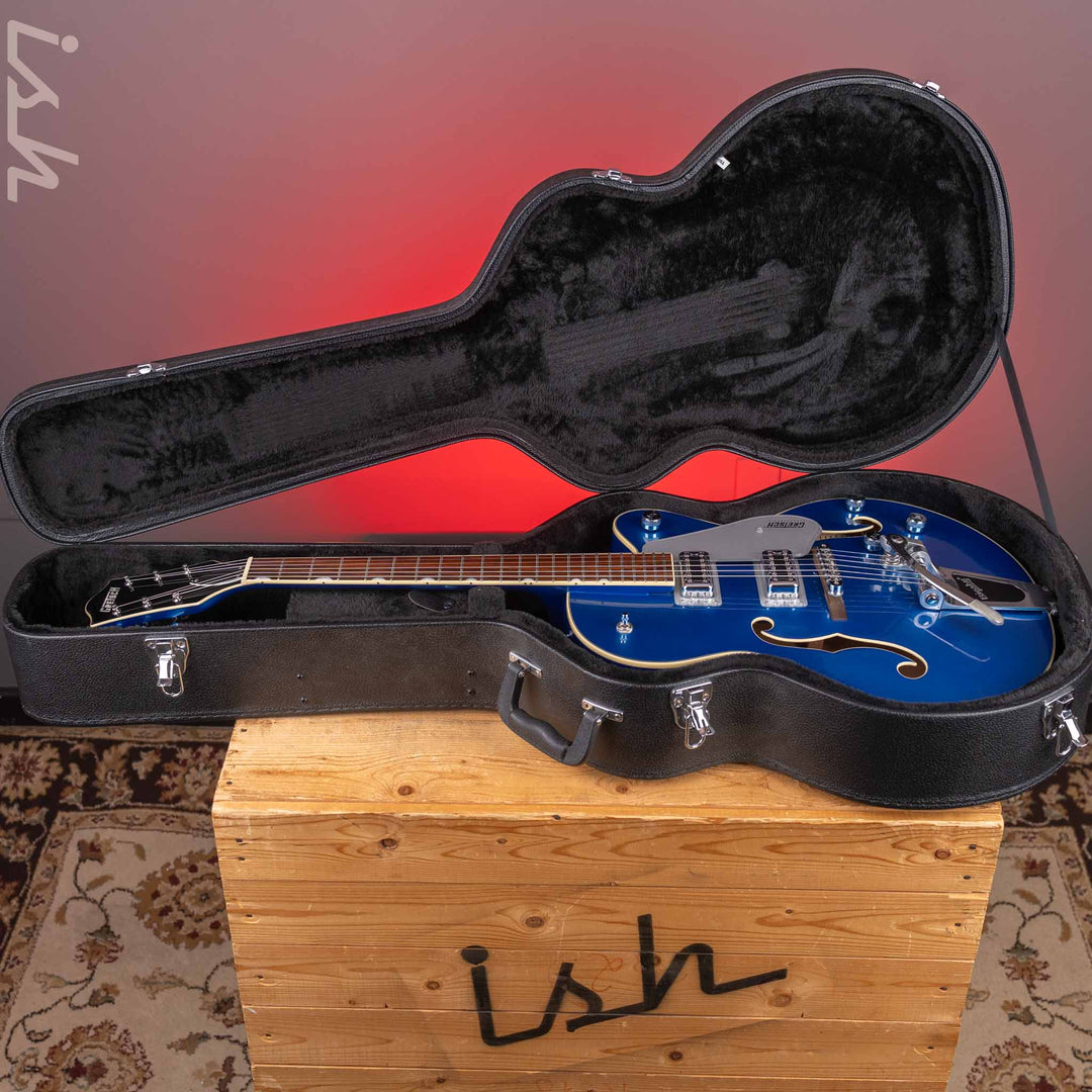 2018 Gretsch G5420T Electromatic Hollowbody Single-Cut Electric Guitar w/ Bigsby Fairline Blue