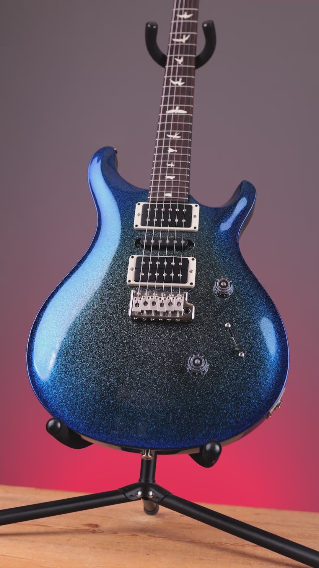 PRS CE 24 Special Blue Burst Holoflake Sprayer&