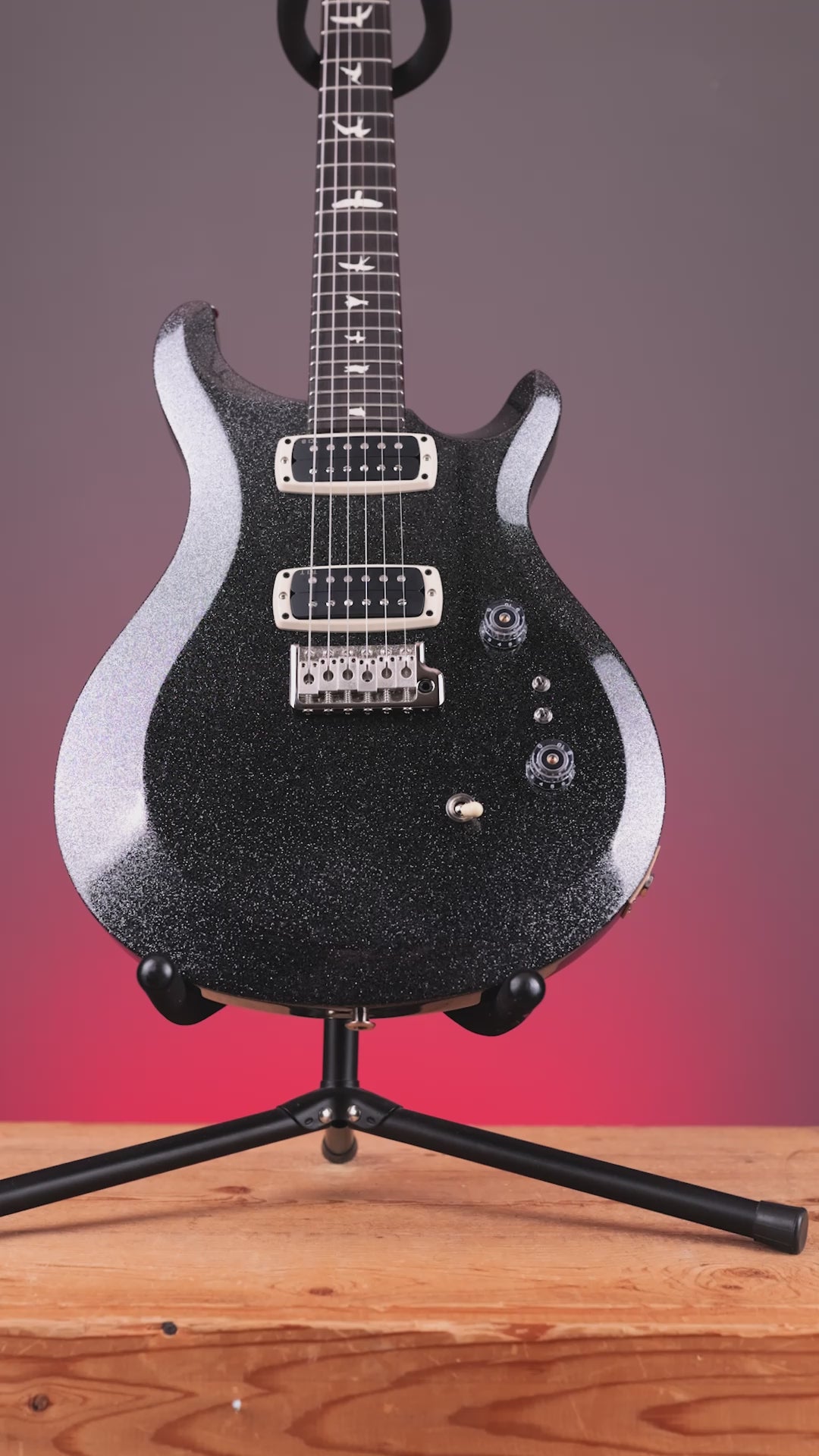PRS S2 Custom 24-08 Silver Holoflake Sprayer&