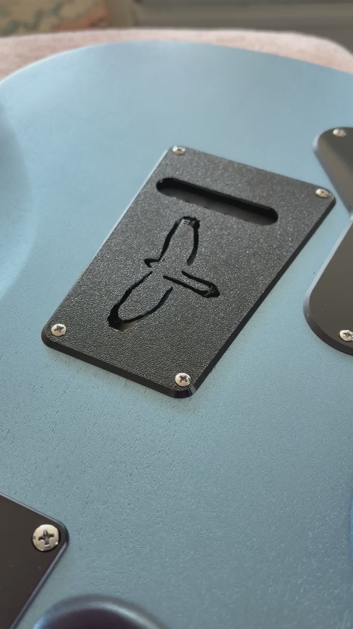 PRS SE Bird Tremolo Cover Coopers Hawk Backplate