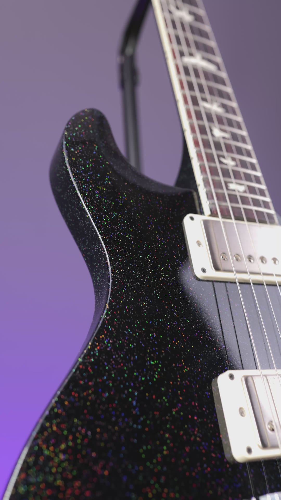 PRS S2 Mira 594 Black Rainbow Holoflake