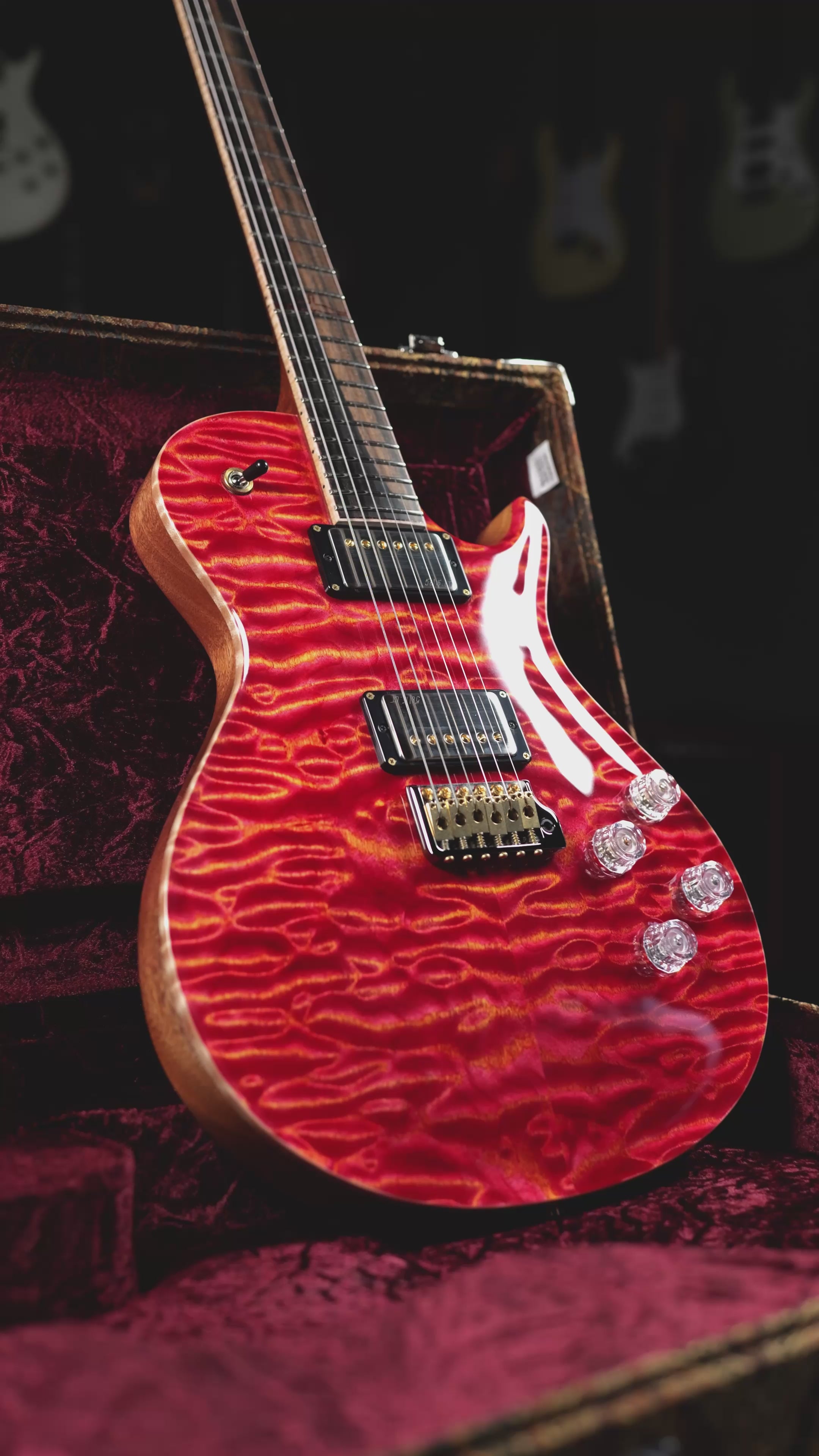 PRS Private Stock McCarty Singlecut 594 Raspberry Lemon Stripe