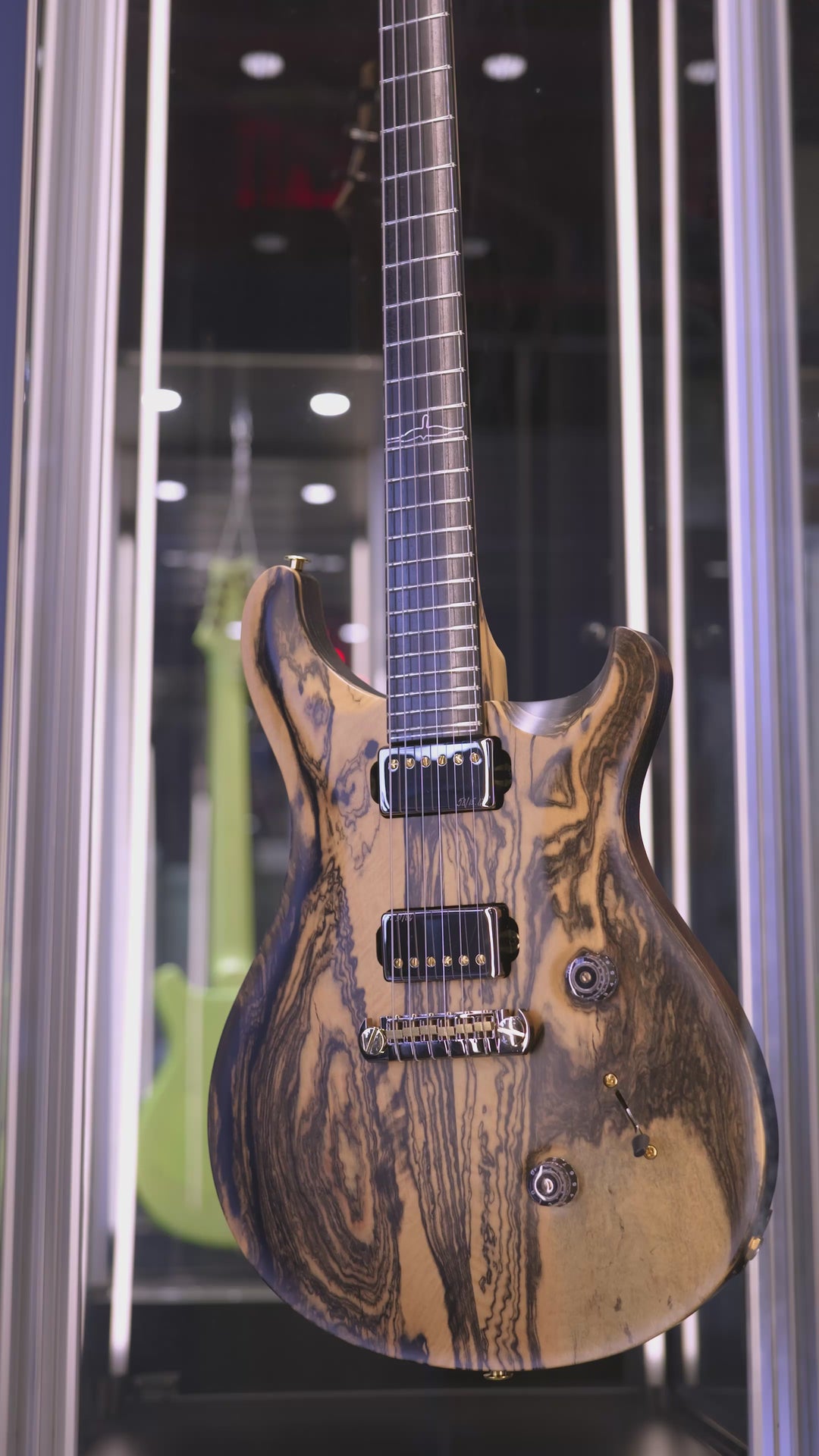 PRS Private Stock Custom 24 Semi-Hollow Stoptail Pale Moon Ebony
