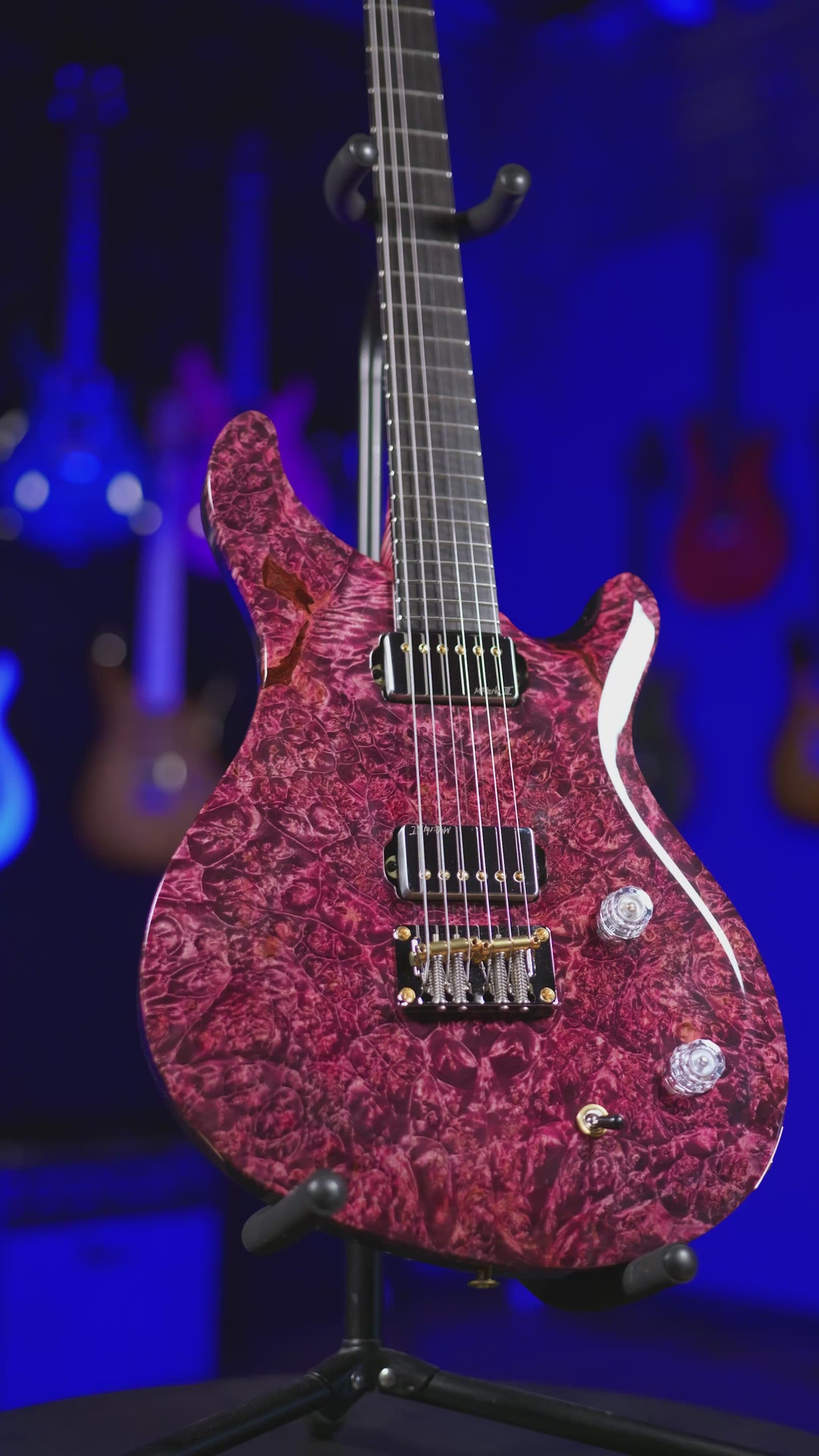 PRS Private Stock Vela Maple Burl Pomegranate