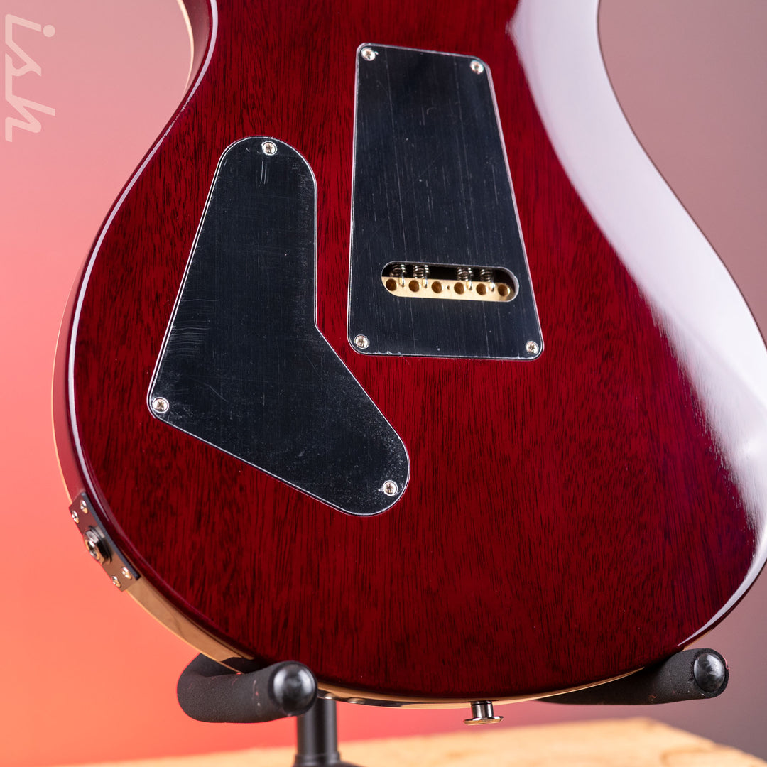 PRS Wood Library Custom 24-08 10-Top Aquableux Purple Burst