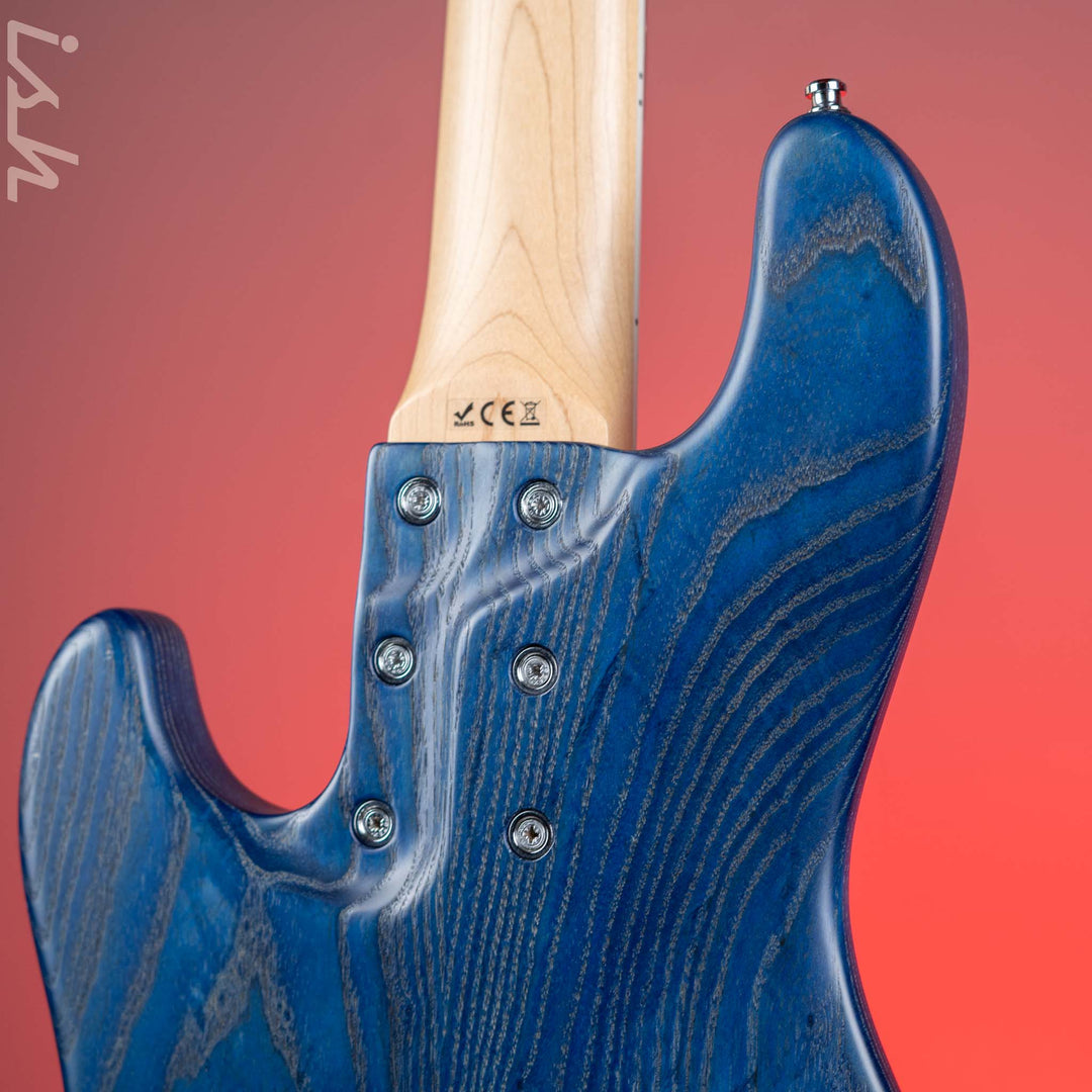 2015 Mayones Jabba 5 Custom Trans Blue