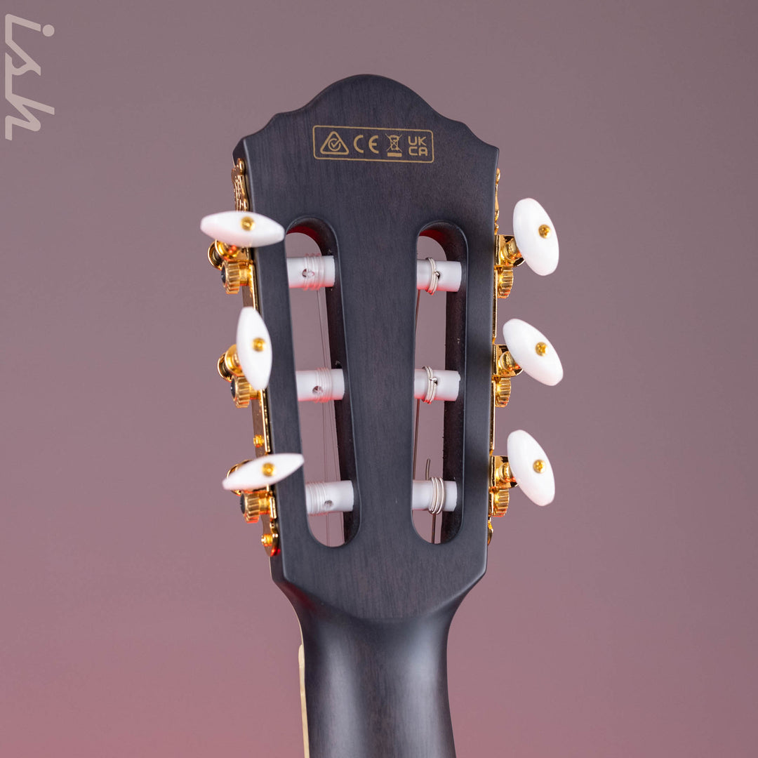 Ibanez TOD10N Tim Henson Signature Nylon Acoustic-Electric Guitar Transparent Black Flat Demo