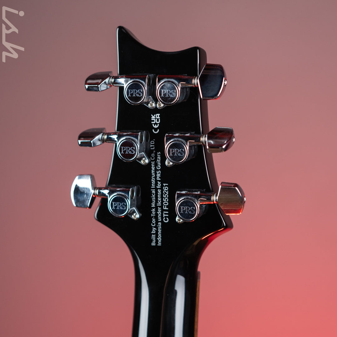 PRS SE 277 Baritone Left Handed Electric Guitar Charcoal Burst