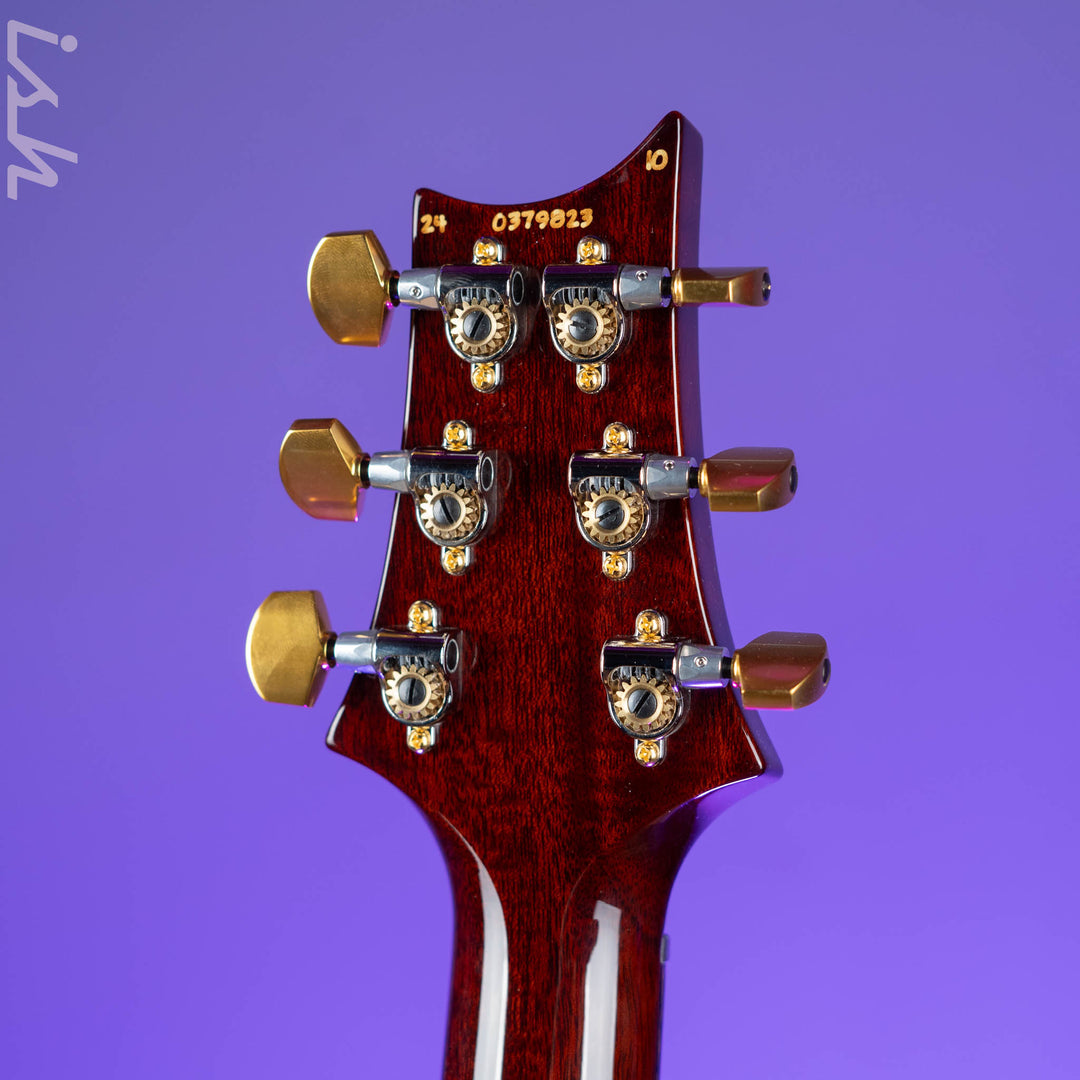2024 PRS Custom 24 Electric Guitar 10-Top One-Piece Orange Tiger
