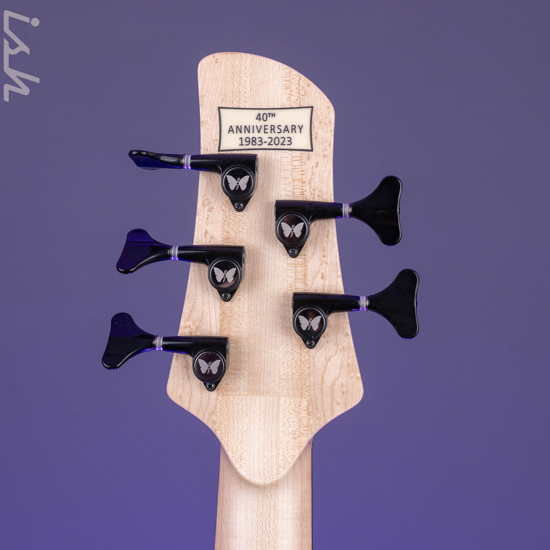 Fodera 40th Anniversary Emperor Deluxe 5-String Bass Natural Japanese Maple