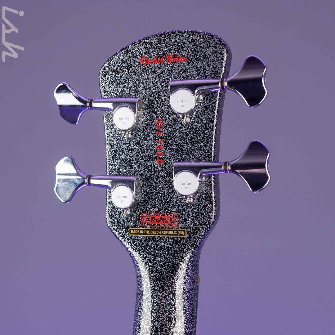Spector Euro4LX Rachel Bolan Signature Black Metallic Flake