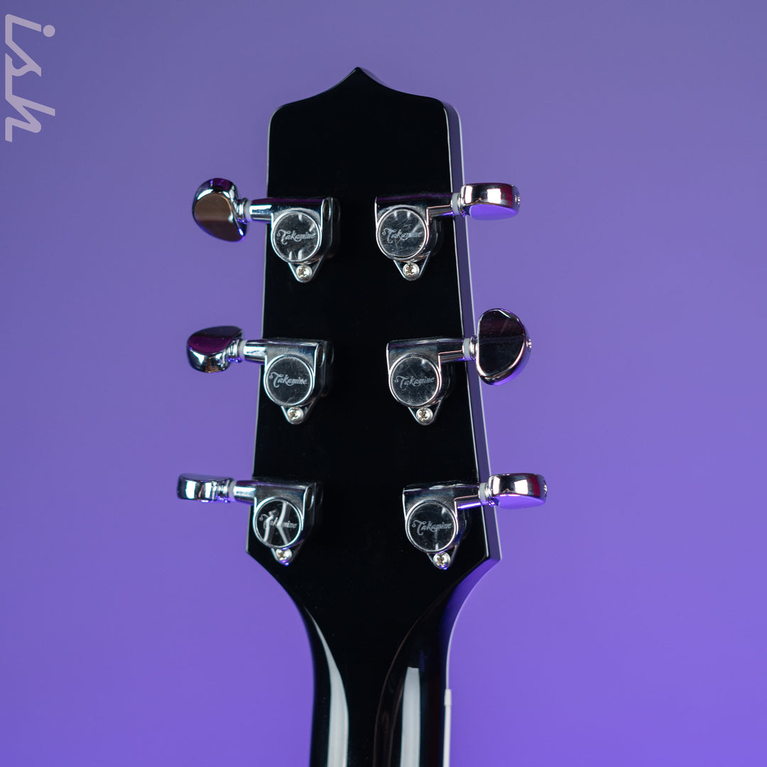 Takamine FT341 Limited Edition Dreadnought Acoustic-Electric Guitar Black Demo