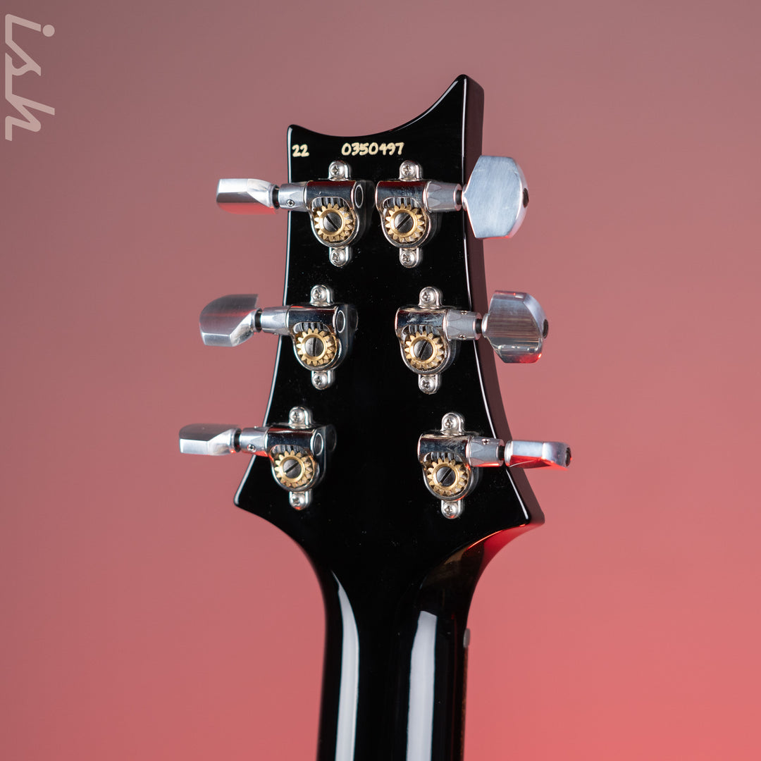2022 PRS Hollowbody II Piezo Black Gloss W/ Natural Binding