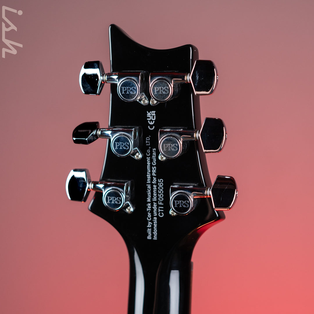 PRS SE 277 Baritone Left Handed Electric Guitar Charcoal Burst