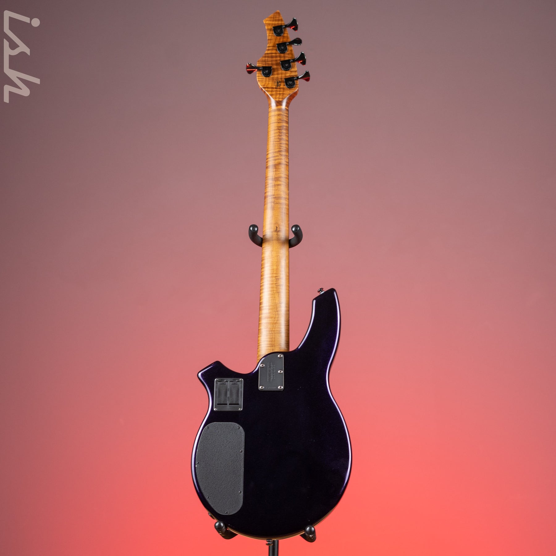 2018 Ernie Ball Music Man Bongo 5 String Limited Edition Barolo Purple ...
